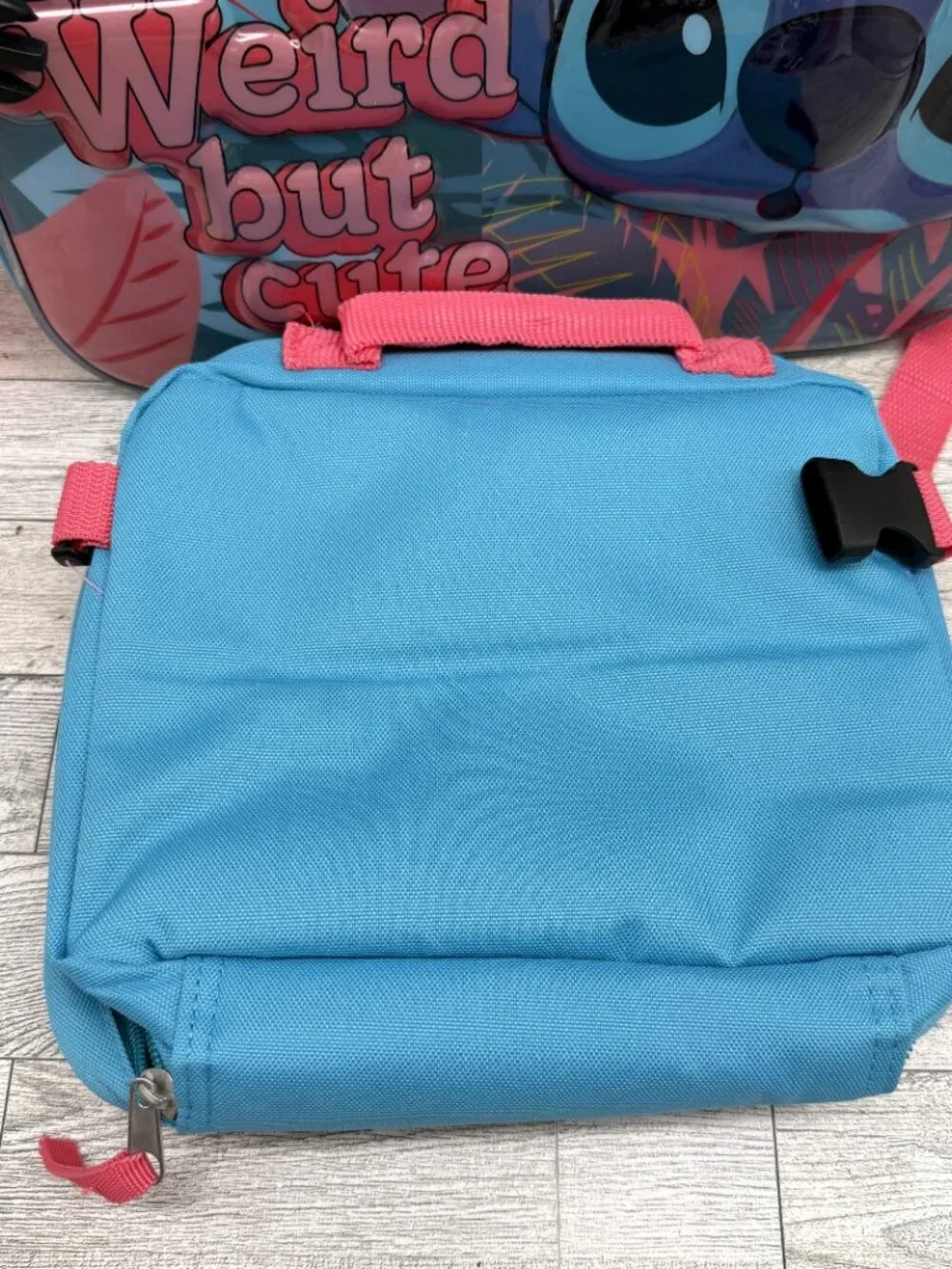 NWT Disney Stitch School Backpack/Lunch Bag Set
